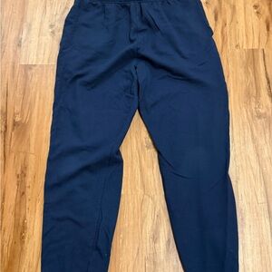 Womens Navy Blue Casual Jogger Pants